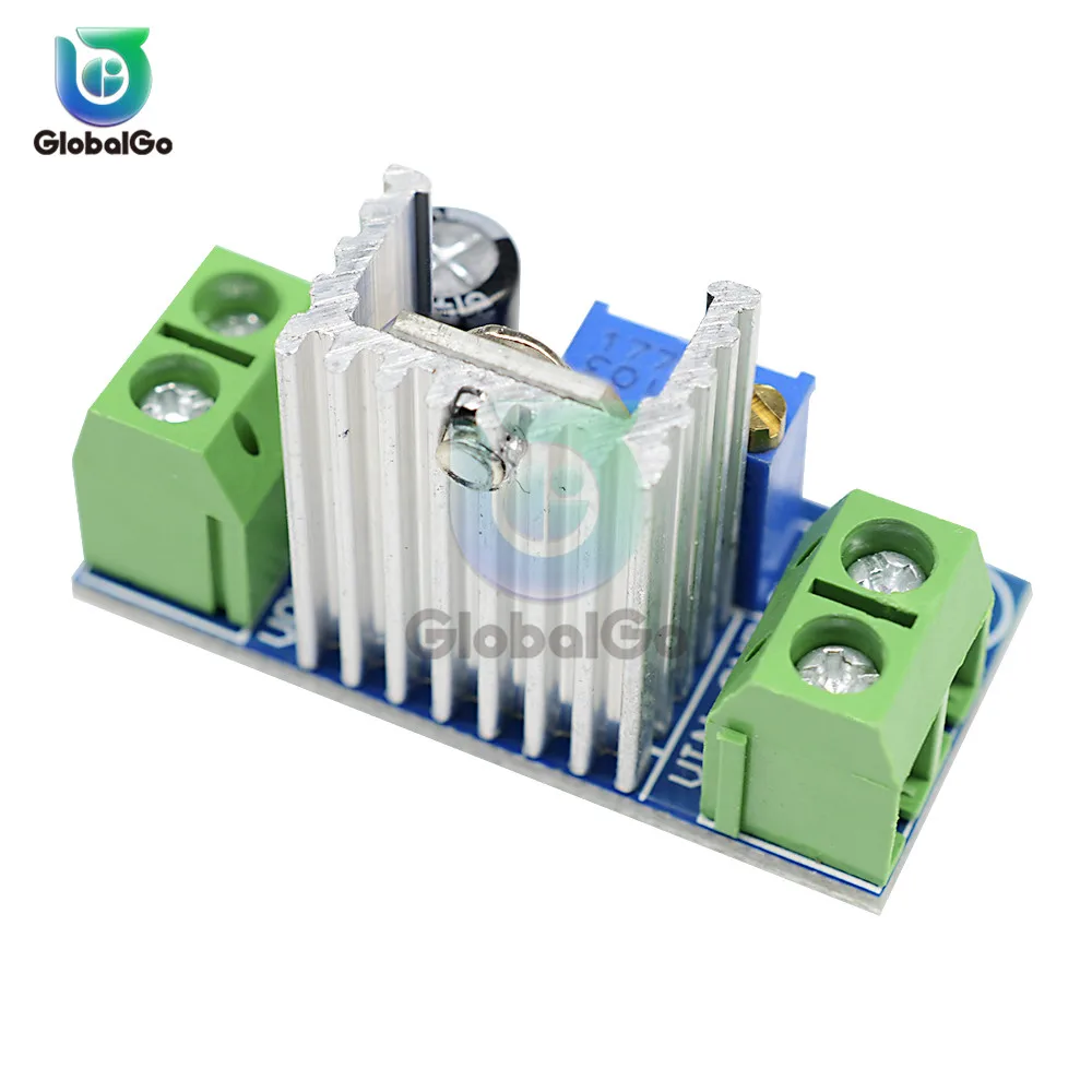 LM317 DC-DC модуль ldo понижающего преобразователя Доска модуль 4,2-40 V до 1,2-37 V Регулируемый Напряжение Питание плата регулятора