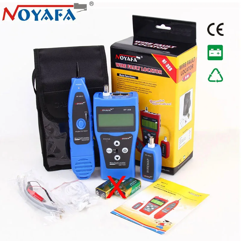 NOYAFA NF-308 провод трекер для диагностики тон UTP STP RJ11 Телефон USB RJ45 LAN сеть коаксиальный BNC RJ11 линия Finder