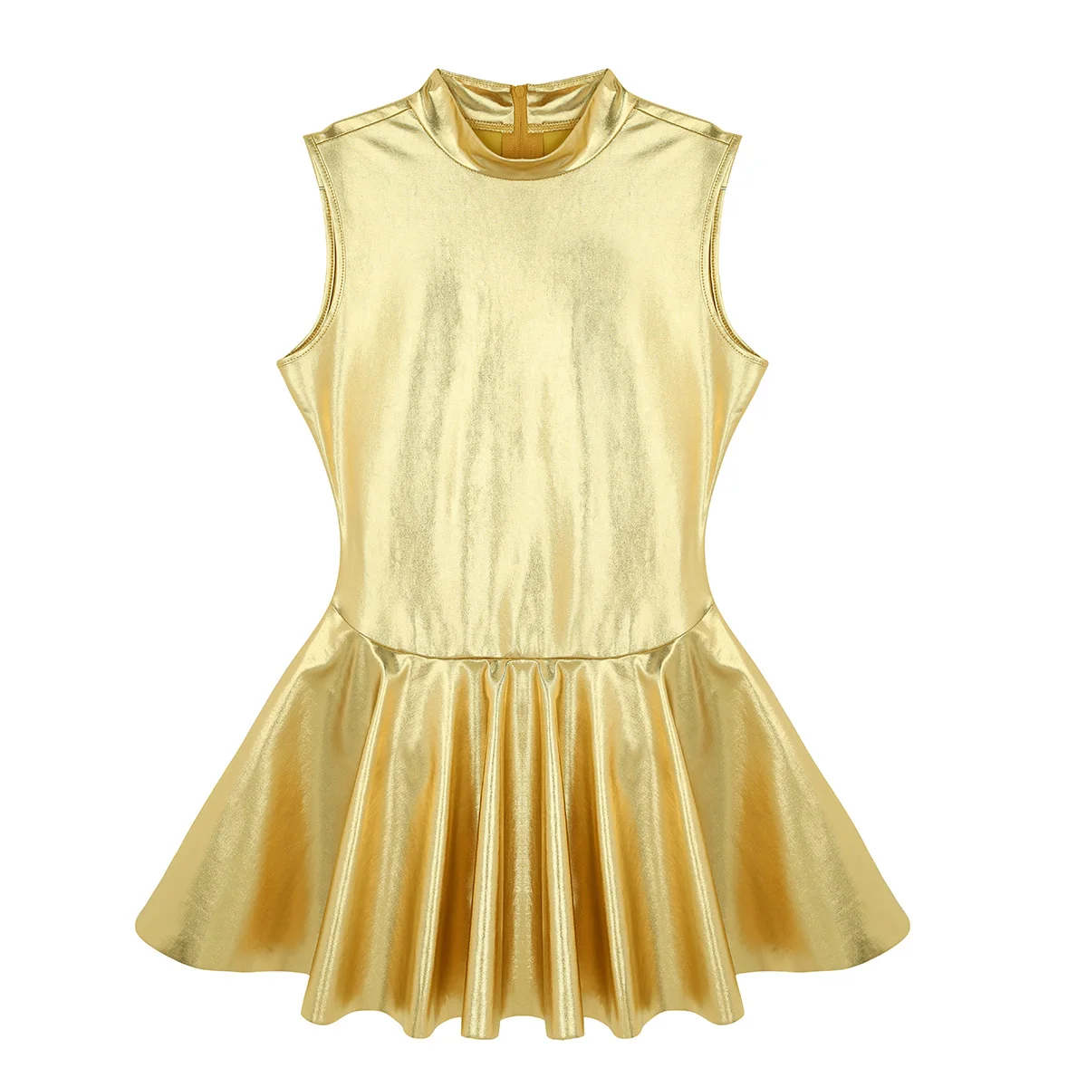 Женский костюм черлидера балетное платье Черлидинга блестящее металлическое