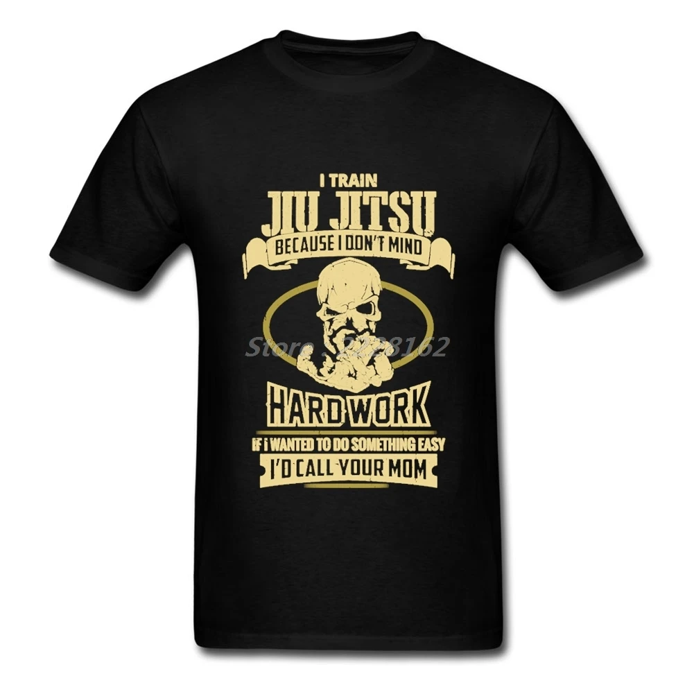 Цифровая печать Funk футболка Для мужчин короткие я тренируюсь джиу-джитсу человек
