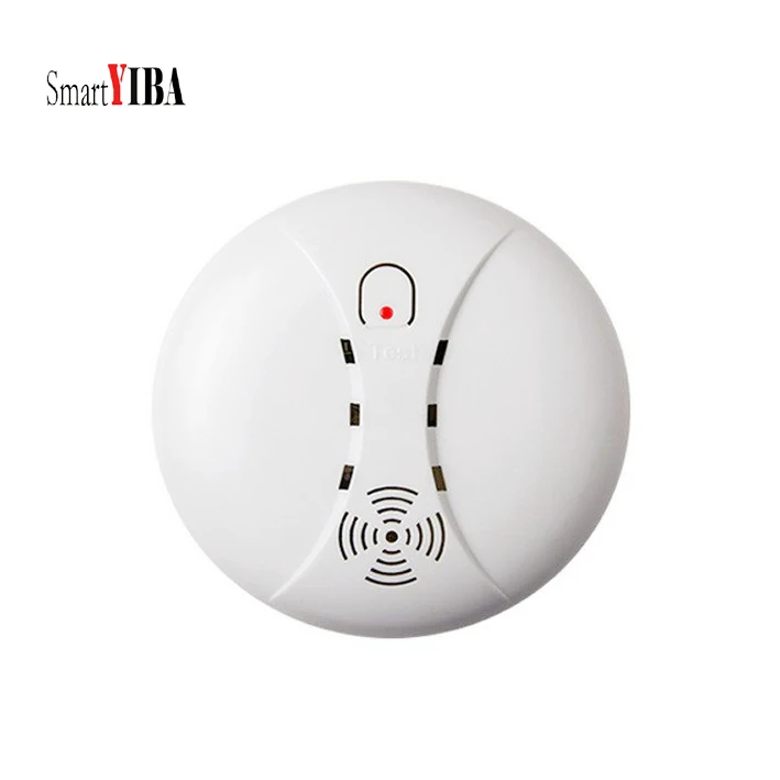 SmartYIBA беспроводная wifi 3g Сигнализация Аксессуары DIY комплект для домашней безопасности IOS Android приложение управление домашняя сигнализация+ 3g SIM GPRS SMS - Цвет: Smoke Sensor