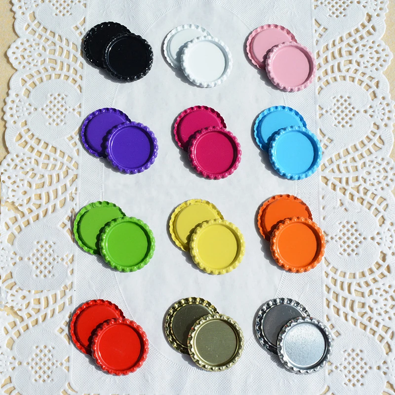 25 шт. мм цветные круглые аксессуары для волос|bottlecaps|bottlecap necklacebottlecap jewelry |