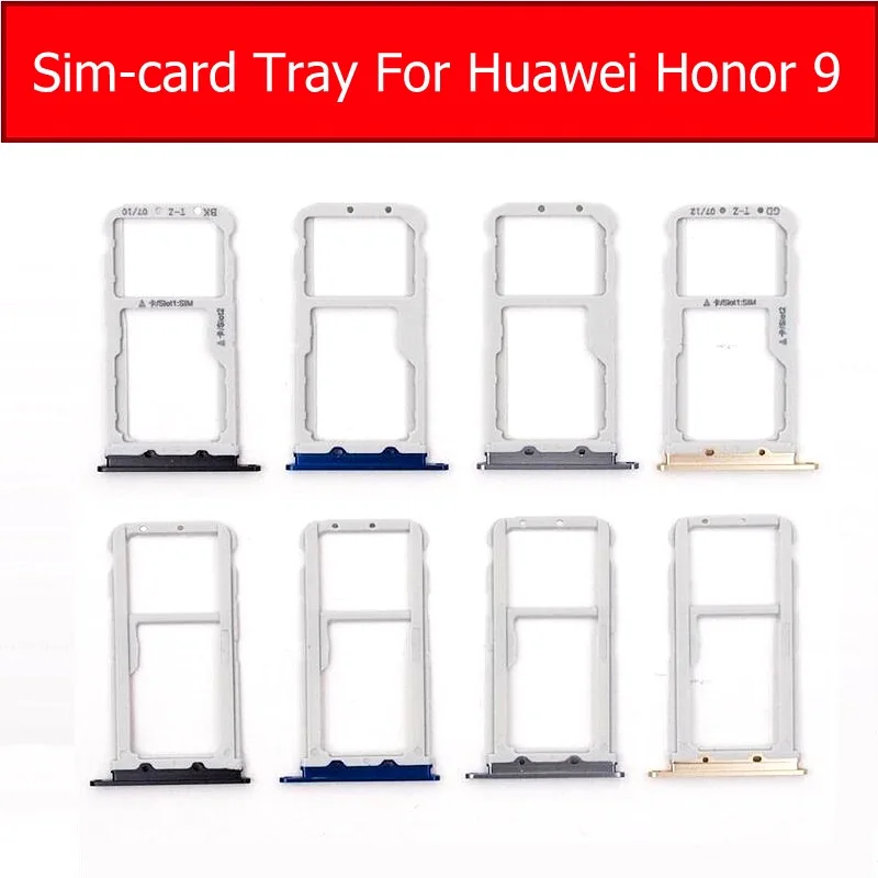 Оригинальная карта памяти и лоток для sim карт Huawei Honor 9 адаптер считывания AL10 L09 SIM