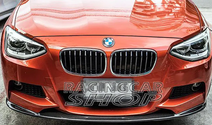 3D стиль настоящий углеродное волокно передний спойлер для BMW F20 1 SERIES M TECH
