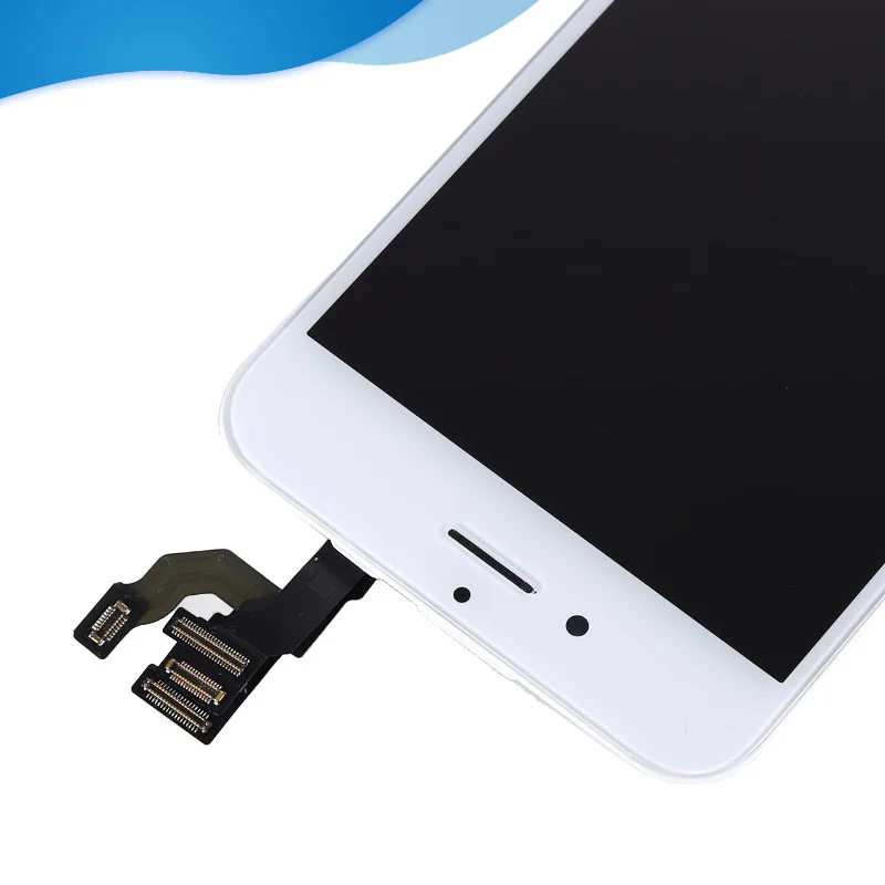 Полный дисплей для iPhone 6 ЖК-экран полный набор в сборе сенсорный дигитайзер с домашней кнопкой фронтальная камера черный белый