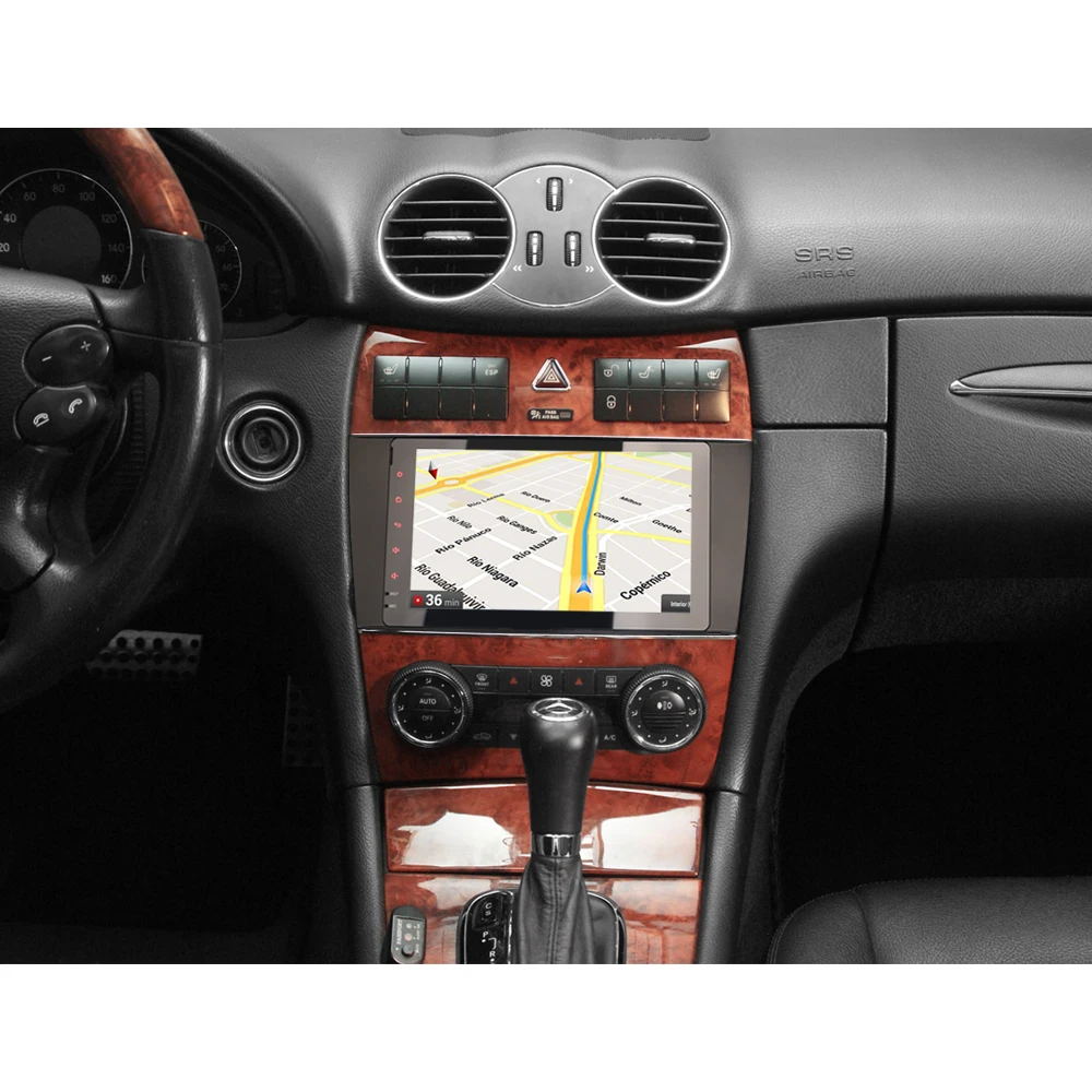 8&quotAndroid 8.0 Octa Core Car Stereo Multimedia Player for Mercedes Benz C-Class W203 C200 DAB+ Autoradio 4G OBD WIFI USB BT SD |