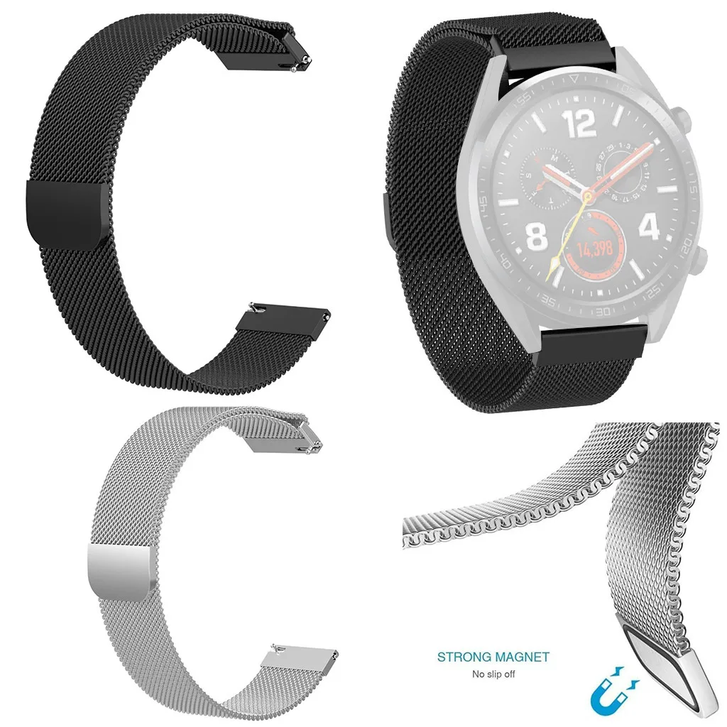 20 мм Миланская петля для lenovo watch x plus сменный браслет с магнитной пряжкой ремешок для часов lenovo 20 мм ширина ремешка