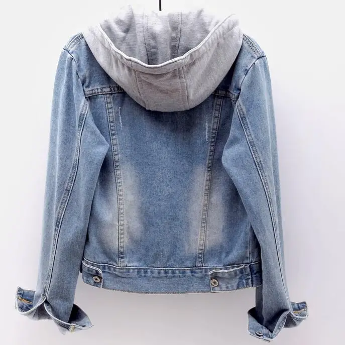 Новое поступление Осенние женские с капюшоном отложной воротник пальто