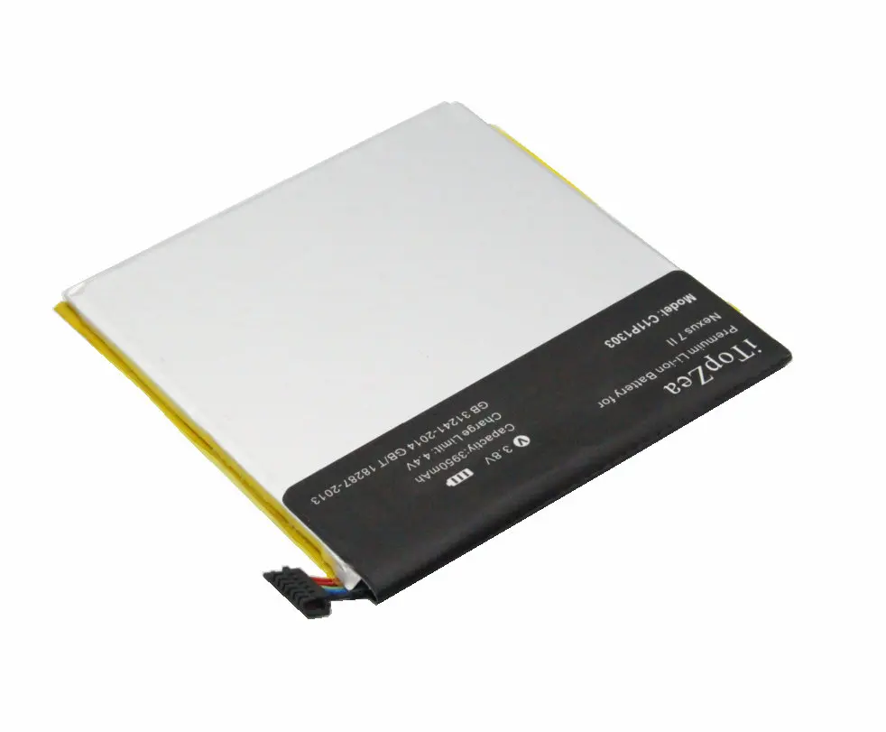 ITopzea 10 шт. 3950 мАч C11P1303 Сменный аккумулятор для Asus Google Nexus 7 "Nexus II 2 2nd Gen 2013 ME571 ME57K