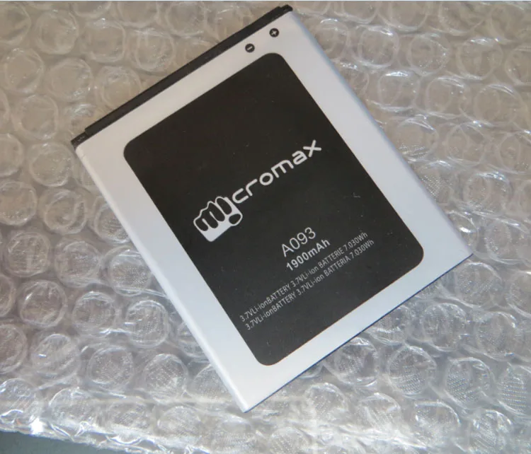 Для A093 MICROMAX мобильный телефон battery AO93 1900MAH Мобильный Li Ion Battery Замена|mobile phone battery|phone