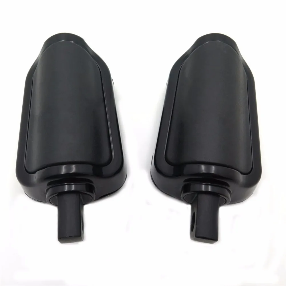 Aftermarket free shipping Foot Pegs For 1984-2017 Harley Wide Glide/ Fat Boy/ Switchback/ Road King FLHR/ V Rod Muscle VRSCF BK |