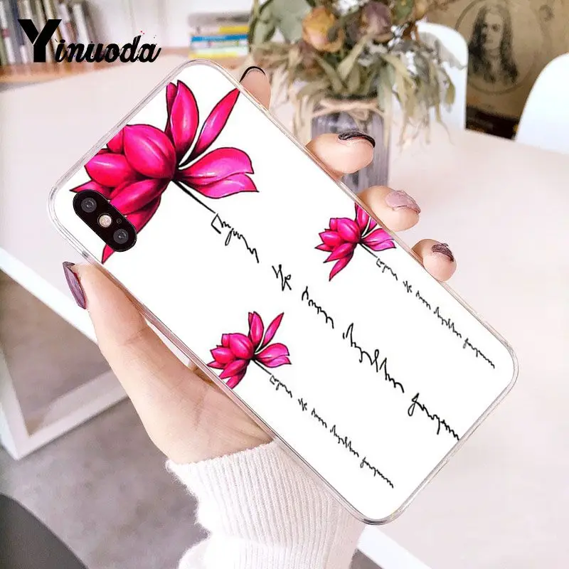 Yinuoda акварельный цветок Одуванчик Лотос Лаванда Coque Shell чехол для телефона для iPhone 8 7 6 6S Plus 5 5S SE XR X XS MAX 10