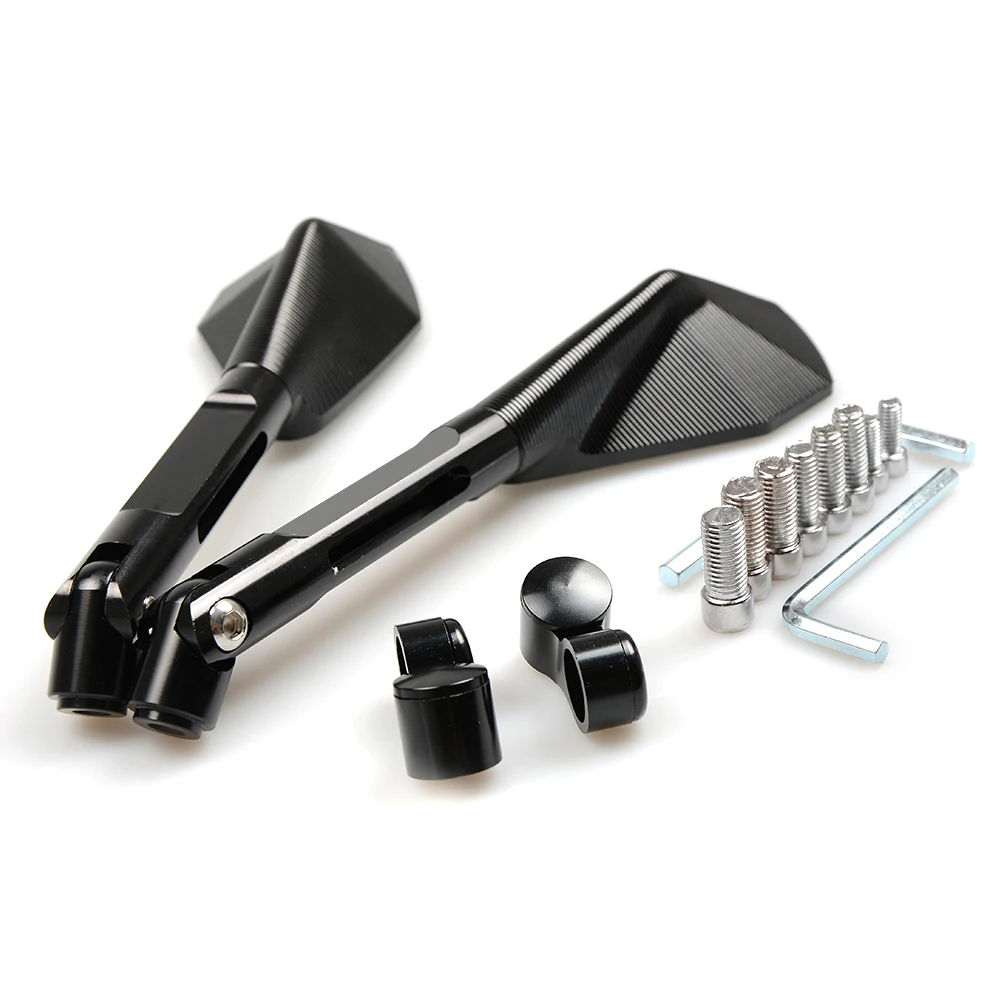 Motorcycle Mirrors motorbike Rearview side Mirror Aluminum For Yamaha R3 R25 YZF R1 R6 T-MAX500 TMAX530 mt09 XSR900 XJR 1200 | Автомобили