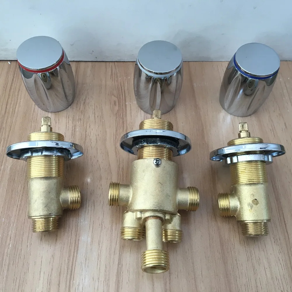 Однотонный латунный переключатель для смесителя ванны смеситель душа