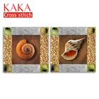 Наборы для вышивки крестиком, наборы для вышивки с напечатанным рисунком, 11ct-холст для домашнего декора, животные полная NCKA044