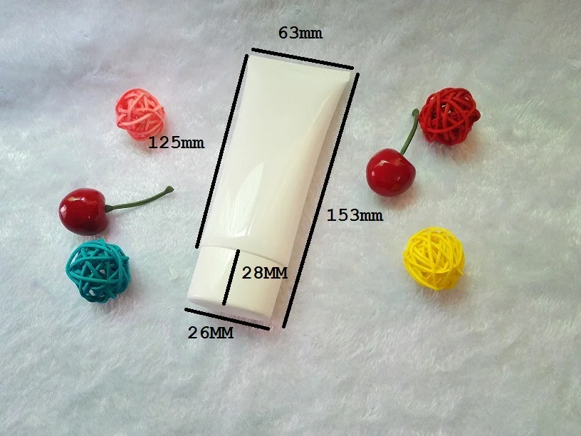 Белый/Матовый Черный Мягкий Тюбик 100 мл формированный тюбик для мытья/масло/Крем