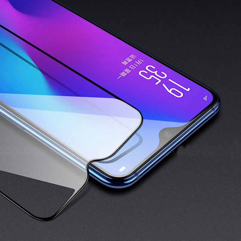 Закаленное стекло с полным покрытием для Vivo Y17 2019 защитная пленка экрана |