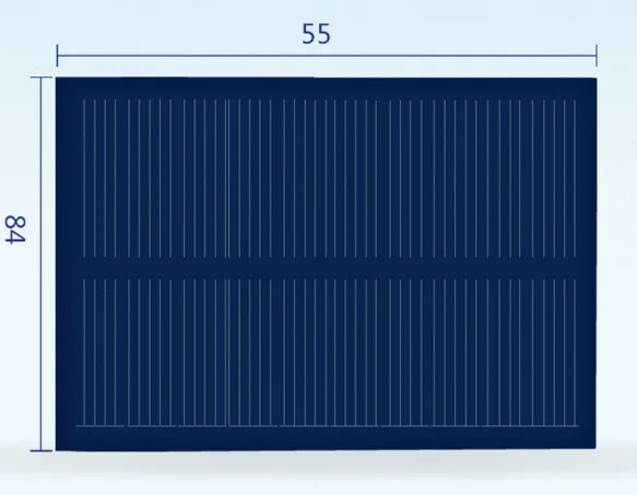 Полимерная солнечная панель 5 в 100 мА для производства DIY научно-технических