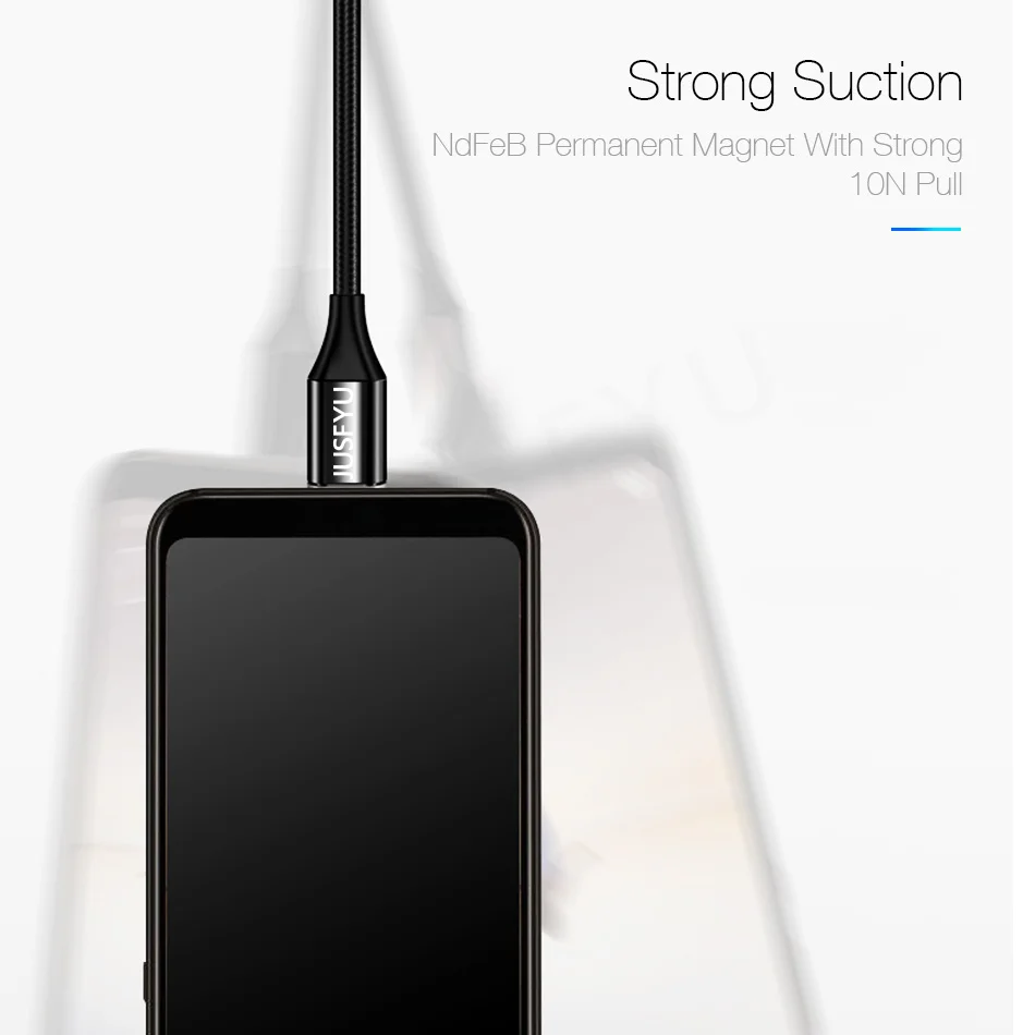 1 м/2 м Магнитный Micro USB кабель для iPhone samsung type-c зарядный Магнитный зарядный адаптер usb type C кабели для мобильных телефонов