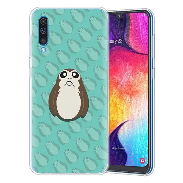 15 Серый Ленивцы и цветами силиконовый чехол для samsung Galaxy A50 A70 A40 A20e A10 A30 A80 A6 A8 плюс A7 A9 прозрачный TPU силиконовый блестящий чехол - Цвет: 15