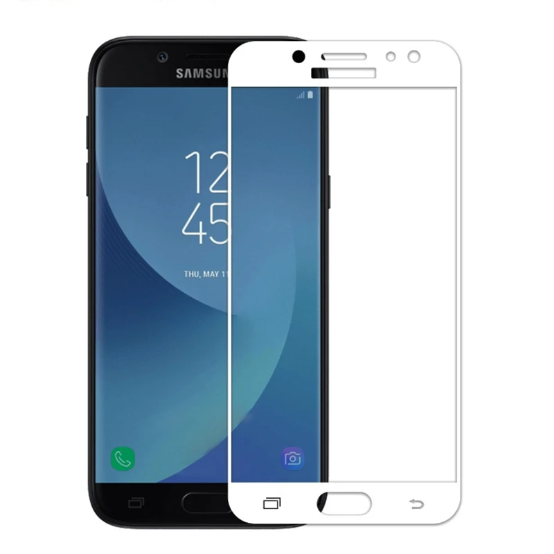 Закаленное стекло с полным покрытием клея для Samsung Galaxy J5 2017 защитная пленка