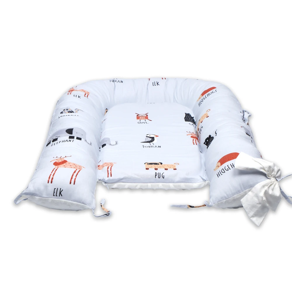 Детский шезлонг Реверсивный съемный переносной лежак для сна