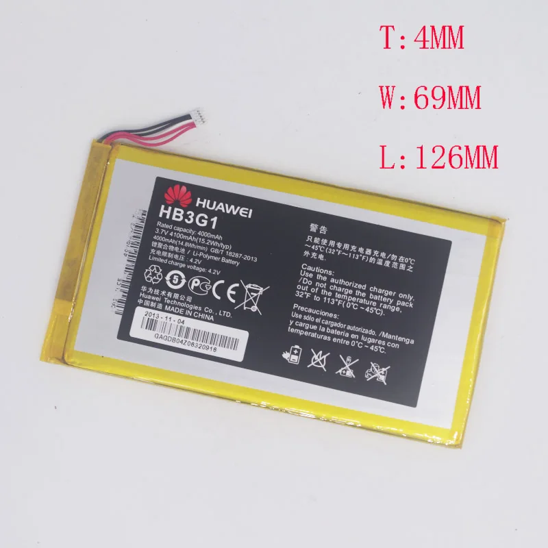 T1-701U батарея планшета huawei MediaPad S7-301w/301u/302/303/931HB3G1