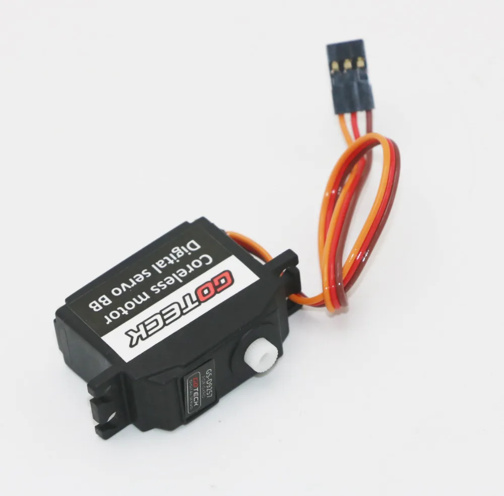 Goteck 9257 25g цифровой задний сервопривод GS-D9257(1250us) пластиковая Шестерня 3,8/кг-см Бессердечный RC сервопривод для RC самолета