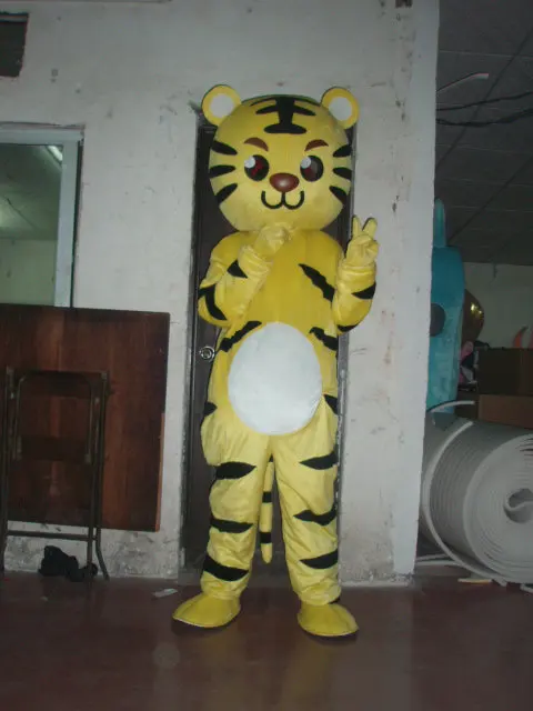 

cosplay costumes big head yellow tiger mascot costumes
