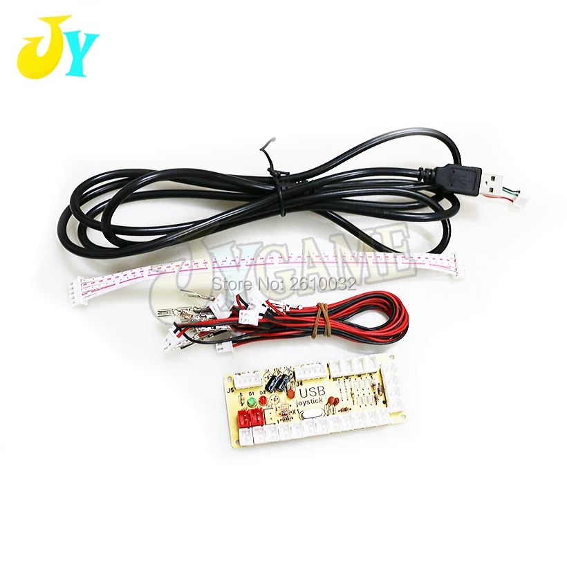 1 Players Game Illuminated J DIY Parts For MAME With 5V LED Arcade Buttons PC Raspberry Pi To USB Encoder | Спорт и развлечения
