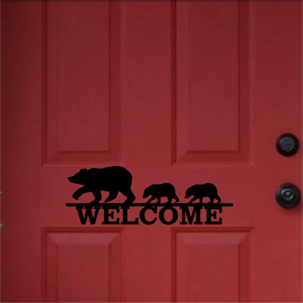 Сладкая домашняя приветственная Настенная Наклейка s виниловая надпись слово