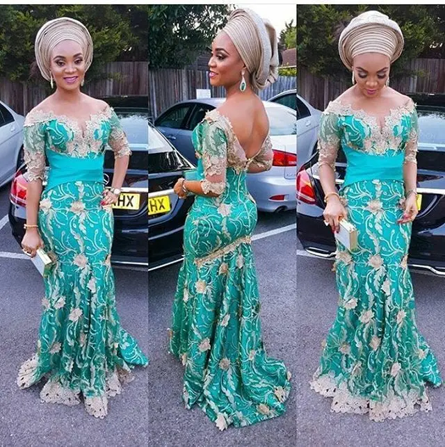 Teal Color Nigerian French Lace Fabrics 2017 African Tulle Fabric High Quality Wedding For Dress 808B | Дом и сад