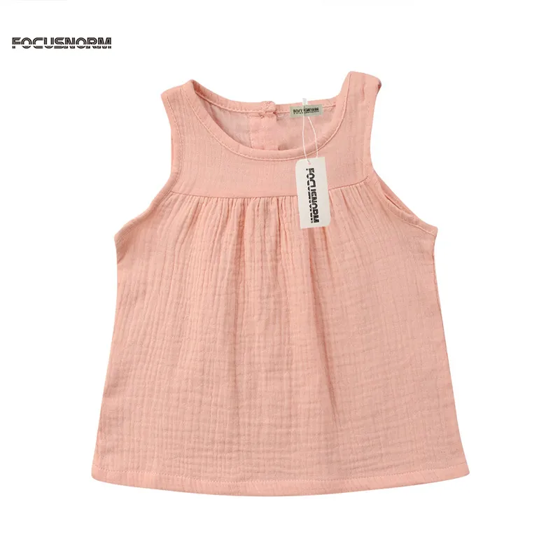 Toddler Baby Girl Dress Summer Sleeveless Pure Color Kids Baptism Birthday Princess Girls Clothing Infatn Dresses Vestido | Детская