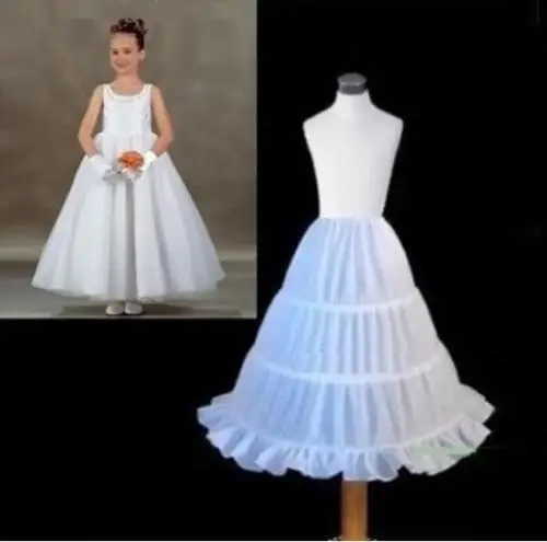 

Fashionable Refine A-Line White No-Hoop Long Petticoat/Underskirt/Slip Crinoline Prom/Wedding New