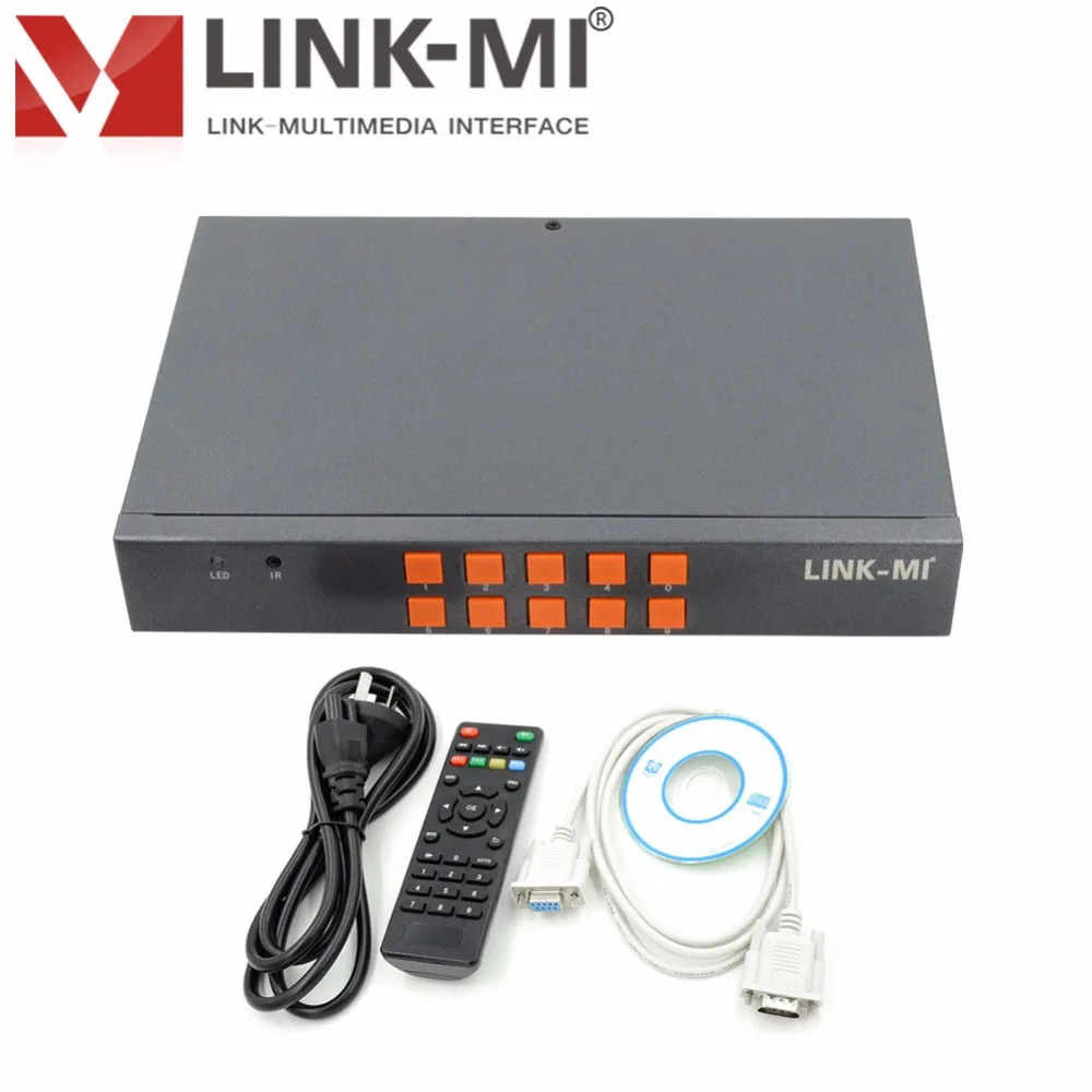 Многоцелевой переключатель, видеосинтезатор, процессор, HDMI, VGA входы, видеостена, контроллер светодиодный одного дисплея, 1920x1080 @ 60 Гц, LINK-MI, 2x1 (art.: 7973562f2) - 7973562f2