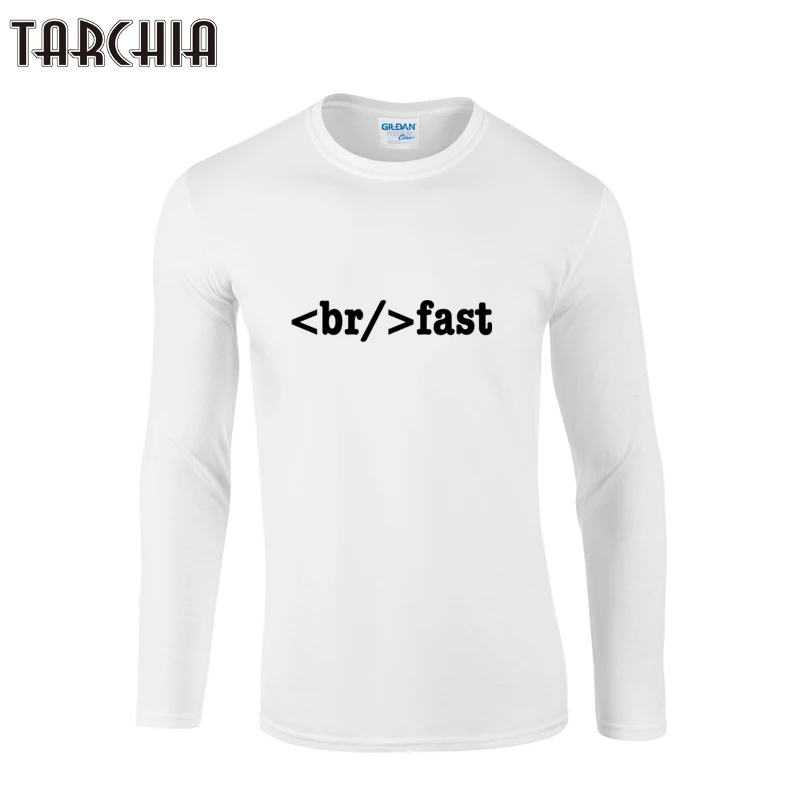 

TARCHIA 2021 Brand Long Sleeve Mens T-Shirt Br Fast Fashion New Arrive 100% Cotton Plus T Shirt Tshirt Boy Male Tops Tees