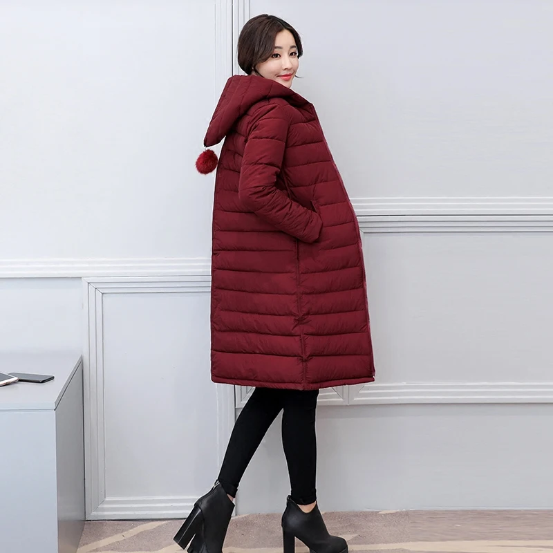 Мода 2017 новая зимняя стеганая куртка Для женщин толстый теплый с капюшоном