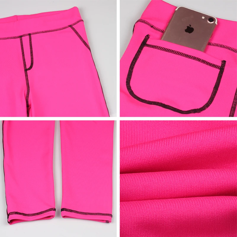 Плюс Размер пуш-ап леггинсы сексуальные женские брюки с высокой талией тонкая