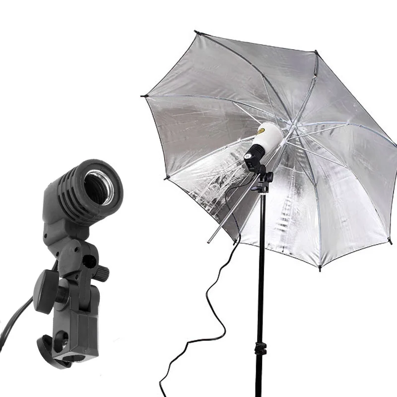 Держатель лампы для фото и видеосъемки E27 поворотный кронштейн LED GODOX Strobe S45 S45T SY3000