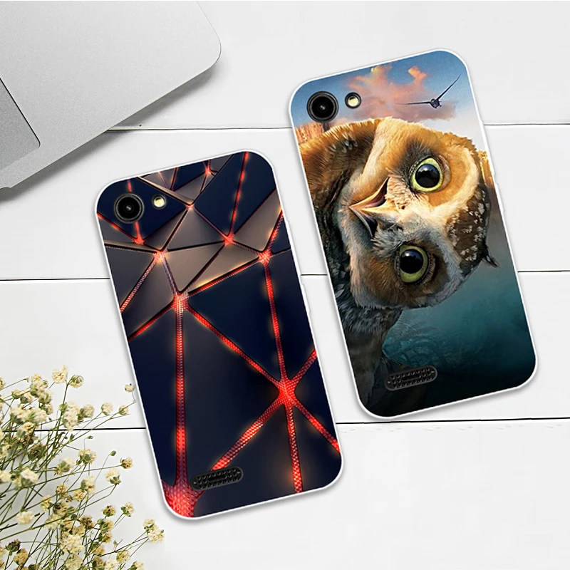 Силиконовый чехол для телефона Prestigio Wize R3 4 0 дюйма защитный с принтом Psp3423 Duo |