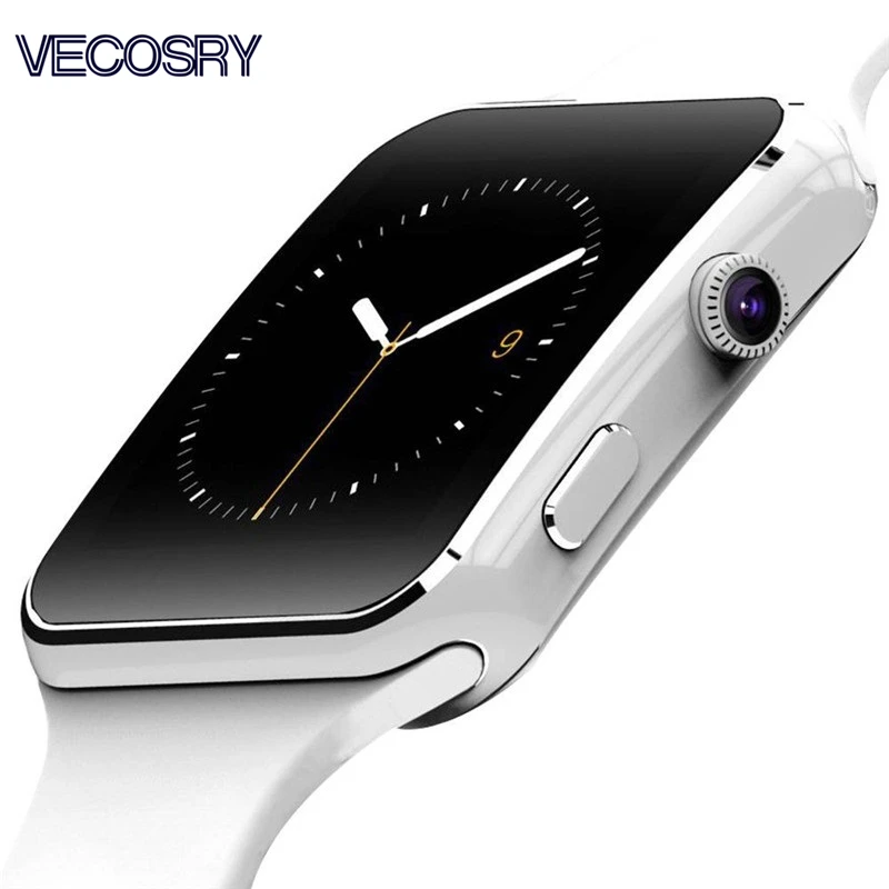 X6 Smart Watch with Camera Touch Screen Support SIM TF Card Bluetooth Smartwatch for iPhone Android Mobile Phone | Электроника