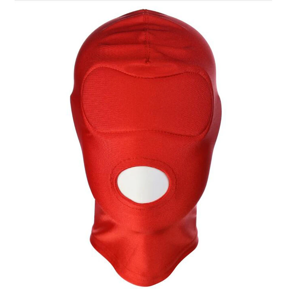 CamaTech высокие эластичные дышащие губка Фетиш колпак маска на голову для