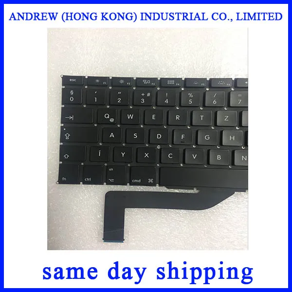 Совершенно новая A1398 HG Венгерская клавиатура для Apple Macbook Pro 15 ''Retina 2012 2013 2014 2015