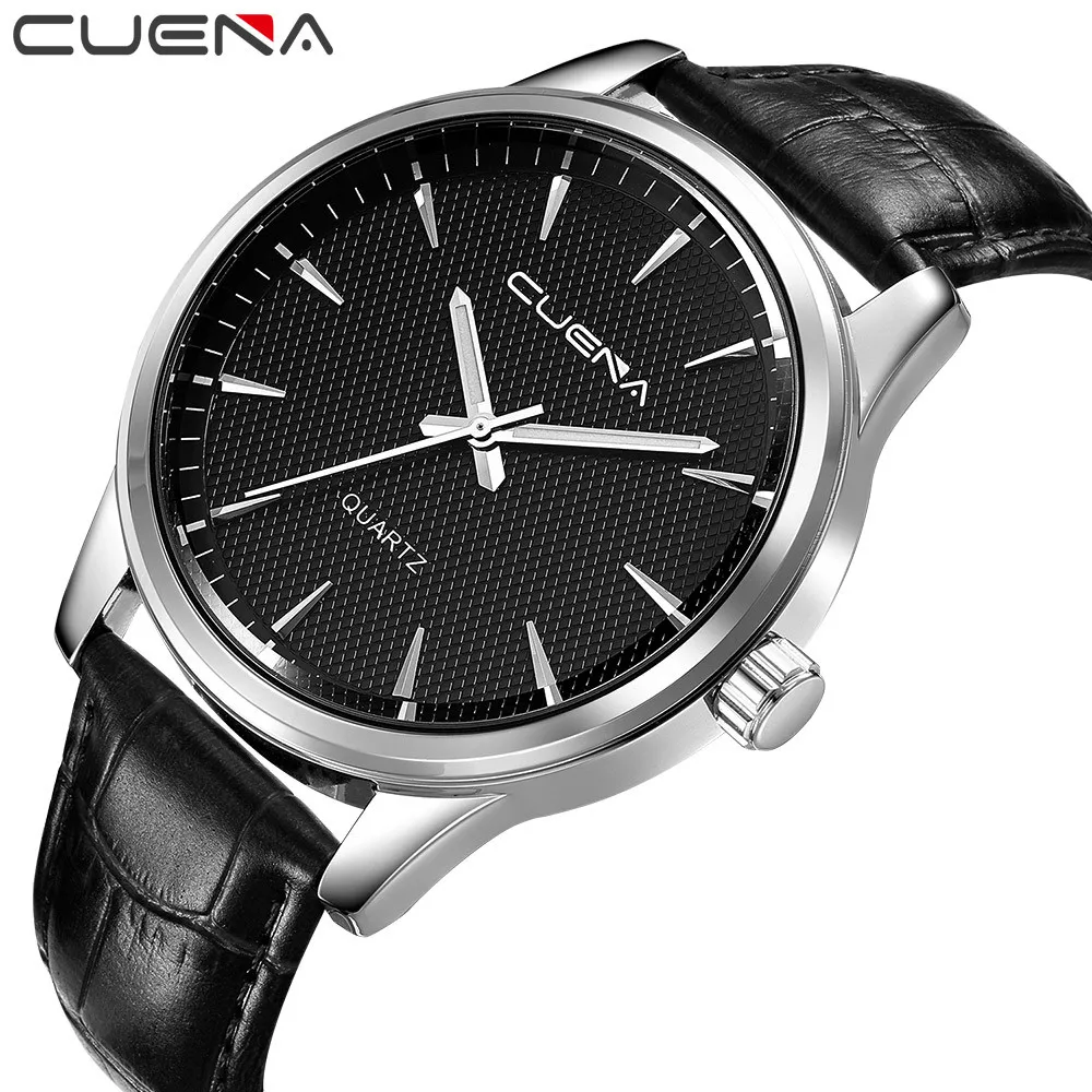 Fashion Men's Date Leather Sport Quartz Noctilucent Wrist Watch Male Clock Casual Watches relogio masculino erkek kol saati A40