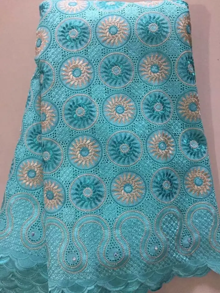 5 ярдов/pc Популярные Королевский синий цвет хлопковый в африканском стиле и orange