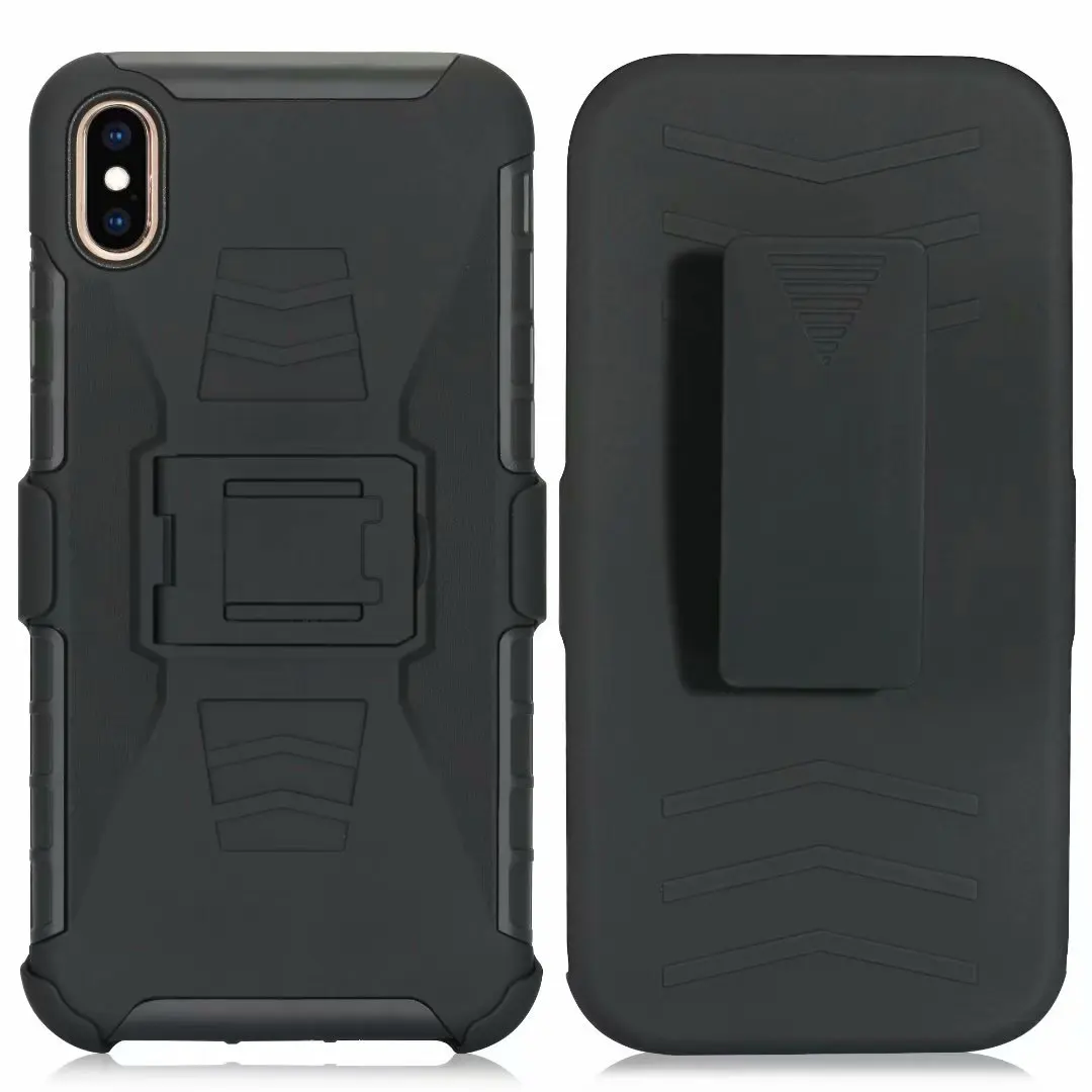 3в1 военный повышенная нагрузка Жесткий 3D робот Броня чехол для iPhone X XS MAX XR 5 SE 6 S 7 8
