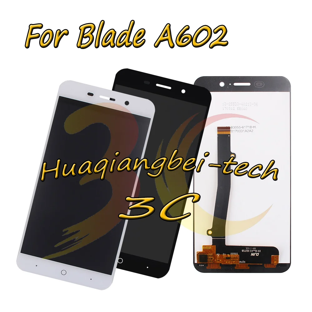 5,5 '' черный/белый для zte Blade A602 Полный ЖК-дисплей+ сенсорный экран дигитайзер в сборе протестирован с отслеживанием