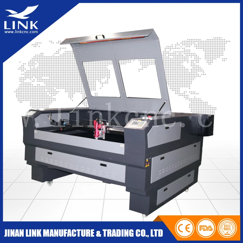 Лазерная резка гравировальный станок для металла дерева бумаги кожи/металла
