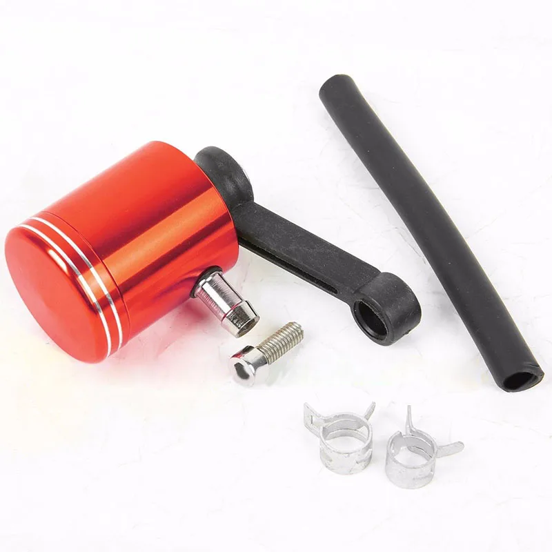

JX-LCLYL Universal Motorcycle Front Brake Clutch Tank Cylinder Fluid Oil Reservoir Red