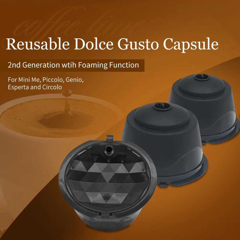Капсульные фильтры 200 раз для Dolce Gusto многоразового пользования пластиковая